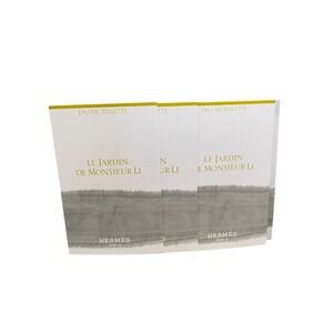 Hermes Perfume Le Jardin de Monsieur Li Eau‎ de Toilette Travel .05oz/1.5ml 3PC